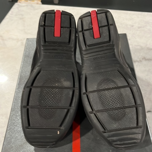 Prada leather sneakers - Picture 4 of 5